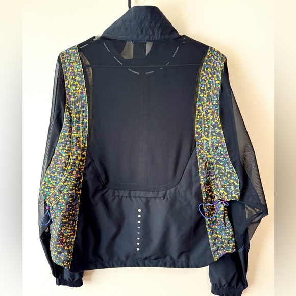 Nike Women's Black Jacket with Multicolor Accents - Picture 4 of 4